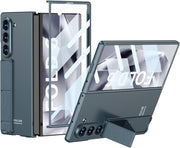 Ultra Thin Case/Cover with Foldable Kick Stand & Front Glass Protector for Samsung Galaxy Z Fold6