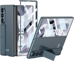 Ultra Thin Case/Cover with Foldable Kick Stand & Front Glass Protector for Samsung Galaxy Z Fold6
