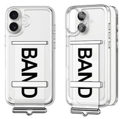 DIGITAL STAR Transparent Clear Shock Proof Back Case  iPhone 16 / Cover with Strap for iPhone 16