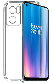 DIGITAL STAR Back Cover Case Compatible with Oneplus Nord CE 2 5G Silicon  Transparent Soft & Thin Cover