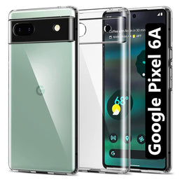 DIGITAL STAR Transparent Soft Silicone TPU Back Cover Compatible for Google Pixel 6a / Google Pixel 6a