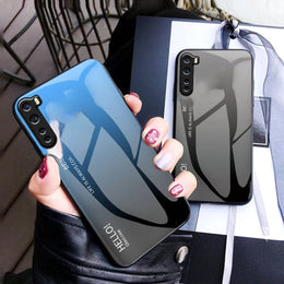 DIGITAL STAR Gradient Soft Edge Glass Back Case - OnePlus