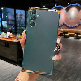 DIGITAL STAR Square Gold Plated Matte Case - Samsung