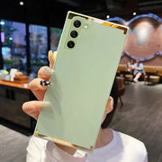 DIGITAL STAR Square Gold Plated Matte Case - Samsung