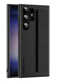 DIGITAL STAR Luxury Plain PU Leather Wristband Case - Samsung