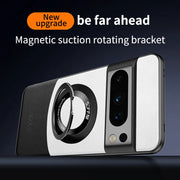 DIGITAL STAR Pixel 7 Series Premium Contrast Leather Magnetic Ring Case