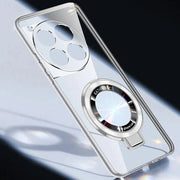 DIGITAL STAR Transparent Electroplated Rotating Stand Case - OnePlus