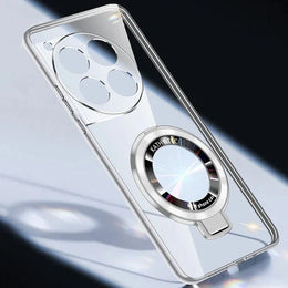 DIGITAL STAR Transparent Electroplated Rotating Stand Case - OnePlus
