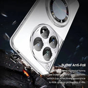 DIGITAL STAR Transparent Electroplated Rotating Stand Case - OnePlus