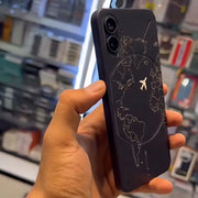 DIGITAL STAR World Map Embossed Unique Case - Nothing