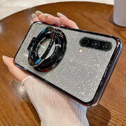 DIGITAL STAR Glitter Ring Grip Transparent Case - OnePlus