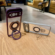 DIGITAL STAR Pixel 7 Series Transparent Rotating Ring Stand Case