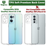 DIGITAL STAR Back Cover Case Compatible with Oneplus Nord CE 2 5G Silicon  Transparent Soft & Thin Cover