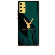 DIGITAL STAR Back Cover Case for Samsung Electroplating Staggard Glass Pattern Case