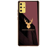 DIGITAL STAR Back Cover Case for Samsung Electroplating Staggard Glass Pattern Case