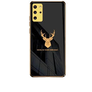 DIGITAL STAR Back Cover Case for Samsung Electroplating Staggard Glass Pattern Case