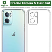 DIGITAL STAR Back Cover Case Compatible with Oneplus Nord CE 2 5G Silicon  Transparent Soft & Thin Cover