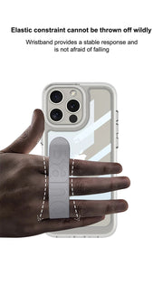 DIGITAL STAR Premium Transparent Case with Band for iPhone 16 Series