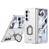 DIGITAL STAR  Ultra Hybrid Premium Case Compatible with Samsung Galaxy Z Fold 6 Case with Ring Holder 360°Rotate,Slim Scratch Resistent Kickstand Ring Stand for Samsung Galaxy Z Fold 6