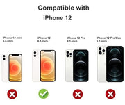 DIGITAL STAR Clear Cover Compatible with iPhone 12/12 Pro Soft (Transparent) | Shock Proof Scratch-Resistance Design & Camera Protection | Premium Slim Back Cover for iPhone 12/12 Pro |