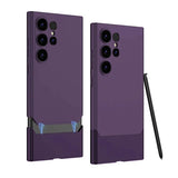 DIGITAL STAR Samsung Galaxy S24  Ultra   Duo Tone Shockproof 360 Full Protection Frosted Design Case
