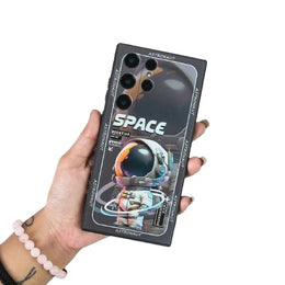 DIGITAL STAR Samsung Galaxy S10 Lite Soft Flexible TPU Shockproof Protective Stellar Space Astronaut Case