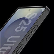 DIGITAL STAR Thin Fit Plating Leather Case Compatible with Samsung Galaxy S25 Ultra – Slim Shockproof Cover with Electroplated Frame & Camera Protection