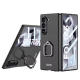 DIGITAL STAR  Ultra Hybrid Premium Case Compatible with Samsung Galaxy Z Fold 6 Case with Ring Holder 360°Rotate,Slim Scratch Resistent Kickstand Ring Stand for Samsung Galaxy Z Fold 6