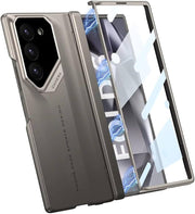 DIGITAL STAR Series Slim Hard Back with Magnetic Hinge Protector Case/Cover with Front Glass for Samsung Galaxy Z Fold 6 5g