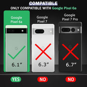 DIGITAL STAR Shockproof Clear Cover Case Transparent Cover for Google Pixel 6