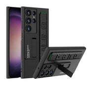 DIGITAL STAR Hybrid Premium Pc Case for Samsung Galaxy S24 Ultra   Back Case Cover with Wristband + Kickstand, Shockproof Protective Stand Compatible Only for Samsung S24  Case