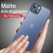 DIGITAL STAR  Designed for iPhone 14 (6.1 Inches) Back Cover Case | Stylish Frameless Matte Hard Skin