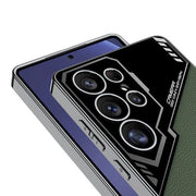 DIGITAL STAR Back Cover Case Compatible with Samsung Galaxy S25 Ultra Shockproof Protective Echo Pro Leather