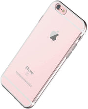 DIGITAL STAR Cover Compatible with iPhone 6, iPhone 6S Transparent Crystal Clear Soft & Slim Silicone TPU Back Cover [Transparent]