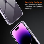 DIGITAL STAR Ultra Hybrid Clear Camera Protection Back Cover Case for iPhone 14 Pro Max Transparent
