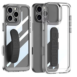 DIGITAL STAR Ultra Hybrid Premium Case for iPhone 16 Case with Adjustable Wristband Strap Plating, Raised Corners Bumper Shockproof Slim Fit