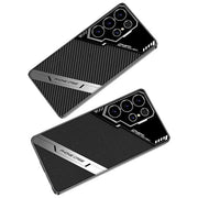 DIGITAL STAR Back Cover Case Compatible with Samsung Galaxy S25 Ultra Shockproof Protective Echo Pro Leather