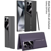 DIGITAL STAR  Hybrid Premium Matte Case for Samsung Galaxy S24 Ultra   Back Case with,Lens Protection Slim Protective Case