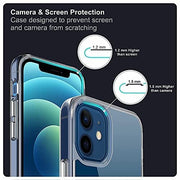 DIGITAL STAR Clear Cover Compatible with iPhone 12/12 Pro Soft (Transparent) | Shock Proof Scratch-Resistance Design & Camera Protection | Premium Slim Back Cover for iPhone 12/12 Pro |