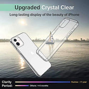 DIGITAL STAR Clear Cover Compatible with iPhone 12/12 Pro Soft (Transparent) | Shock Proof Scratch-Resistance Design & Camera Protection | Premium Slim Back Cover for iPhone 12/12 Pro |