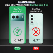 DIGITAL STAR Back Cover Soft Case Compatible with OnePlus Nord 4 5G Clear Slim Transparent