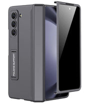 DIGITAL STAR for Samsung Galaxy Z Fold 5 Case with Privacy Screen Protector, Built-in Adjustable Kickstand & Magnetic Hinge Protection All-Inclusive Protective Case for Galaxy Z Fold 5 5G