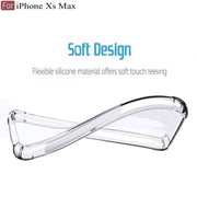 DIGITAL STAR Crystal Clear Back Case Cover Compatible with iPhone Xs MAX | Shockproof Design  Camera Protection Bump Hard Clear Back  Bumper Case Cover for iPhone XS MAX