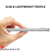 DIGITAL STAR Back Cover Soft Case Compatible with OnePlus Nord 4 5G Clear Slim Transparent