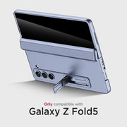DIGITAL STAR for Samsung Galaxy Z Fold 5 Case with Privacy Screen Protector, Built-in Adjustable Kickstand & Magnetic Hinge Protection All-Inclusive Protective Case for Galaxy Z Fold 5 5G