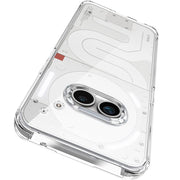 DIGITAL STAR Protection Bump | Hard Back Cover for Nothing Phone 2A (PC & TPU, Smoked Matte Back,