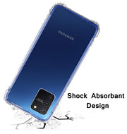 DIGITAL STAR Transparent Crystal Clear Shockproof TPU Back Cover Case for Samsung Galaxy S10 Lite