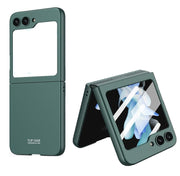 DIGITAL STAR  for Samsung Galaxy Z Flip5 5G / Samsung Galaxy Z Flip 5 5G Phone case with Soft Silicone Folding Screen Protector Back Cover