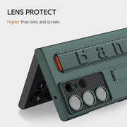 DIGITAL STAR Stand Back Case for Samsung S23 Ultra | Slim Camera Lens Protection Cover with Kickstand