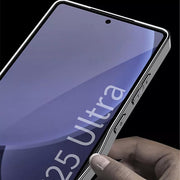 DIGITAL STAR Case for Samsung Galaxy S25 Ultra Business Electroplated Leather Cover